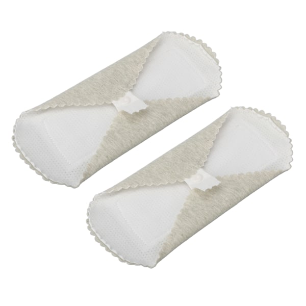 2 stk vaskbare feminine bind 22x16CM ultra myke gjenbrukbare sanitærbind menstruasjonsbind