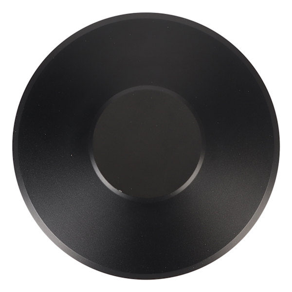 Rekordvægtsstabilisator Aluminiumslegering Vinyl Pladespiller Vibrationsreducer Vinylvægtklemme LP Disc Stabilisator Sort