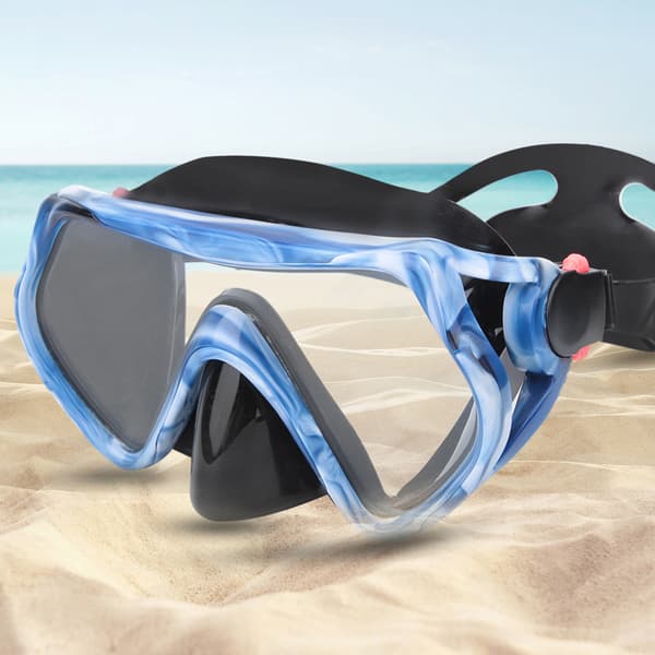 Vuxen Anti-imma Snorkling Dykmask Härdat Glas Lins Simbassängutrustning
