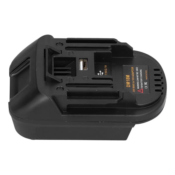 DM18M Batteriadapter til Milwaukee 20V Batteri DCB200 DCB203 DCB205 DCB206 M18 BL1830 BL1840