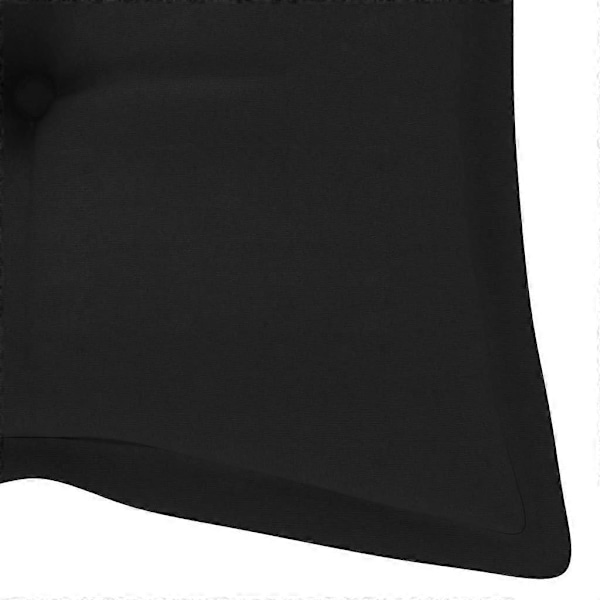 Havebænk Pude Sort 120x50x7cm Stof