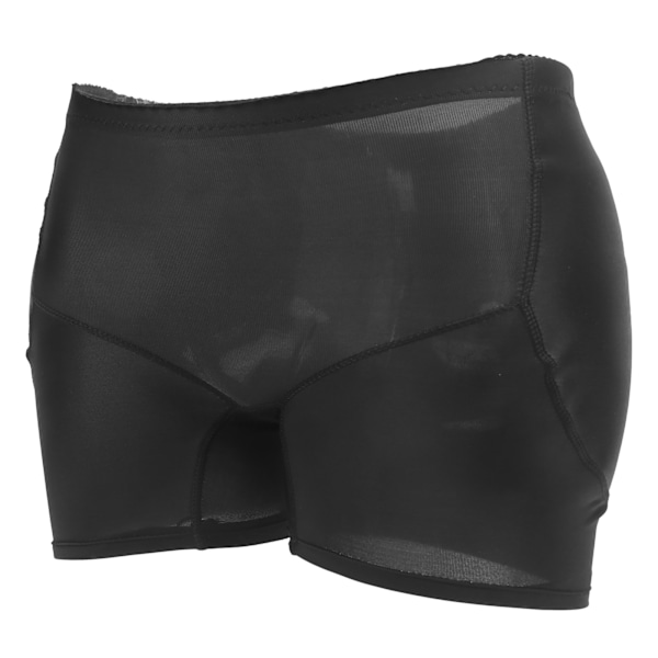 Kvinnors höftstöd lyft trosor mjuka andningsbara vadderade rumpa kropp forma underkläder svart 4XL