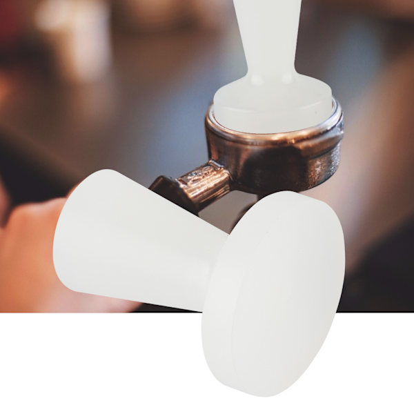 Praktisk kaffepress i plast för espressopulver