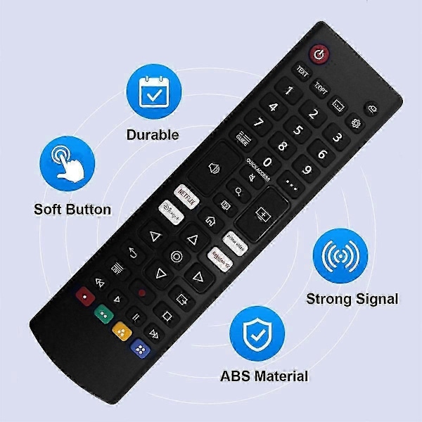 AKB76040301 Erstatningsfjernkontroll kompatibel med LG Smart LED LCD TV 32LM577BPUA 50UP7000PUA 60UP7670PUB 32LM577BZUA 86UP8770PUA