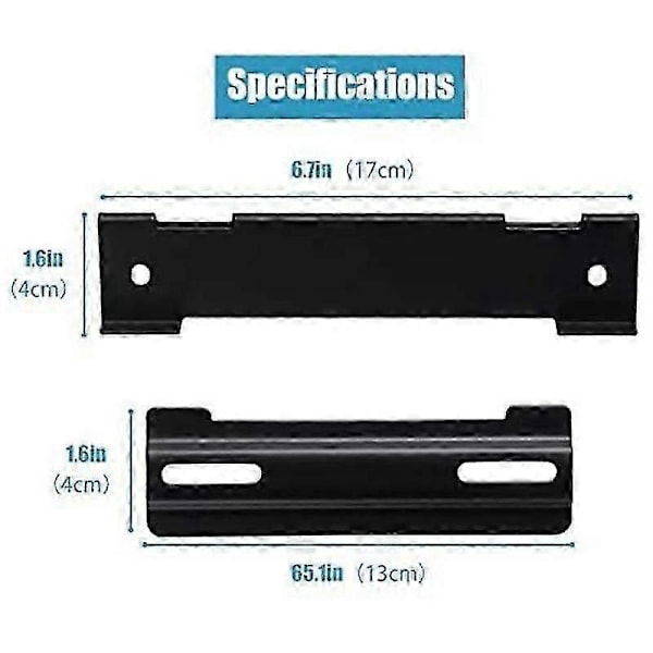 -120 Veggfeste Brakett for Solo 5 Soundbar, for Cinemate120, med Skrue og Vegganker, Svart