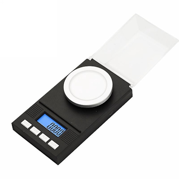 Mini Digital Lommeskala 100g X 0,001g LCD-Skjerm Tare-Funksjon 6 Enheter Gram Oz