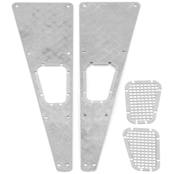 Metallglideplate sider RC-oppgraderingsdeler Tilbehør Passer til Traxxas TRX4 1/10 RC-bil