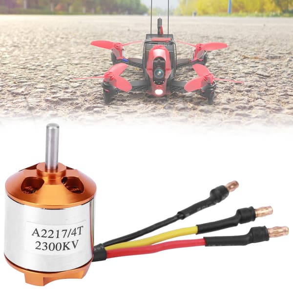A2217 Børsteløs Motor til RC Fastvingede Quadcopter Drone Dele Tilbehør A2217 2300KV