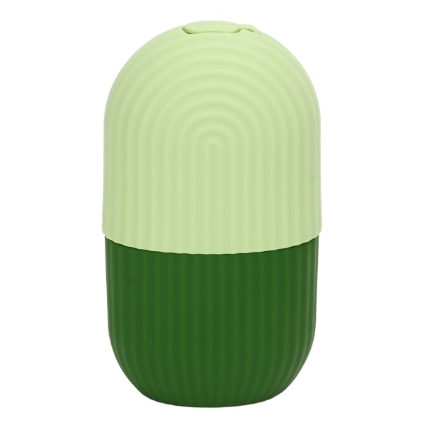 Ice Face Roller Kylmä mold silikoni Uudelleenkäytettävä kasvojen kauneus DIY-kasvohoito Vihreä raidallinen Green