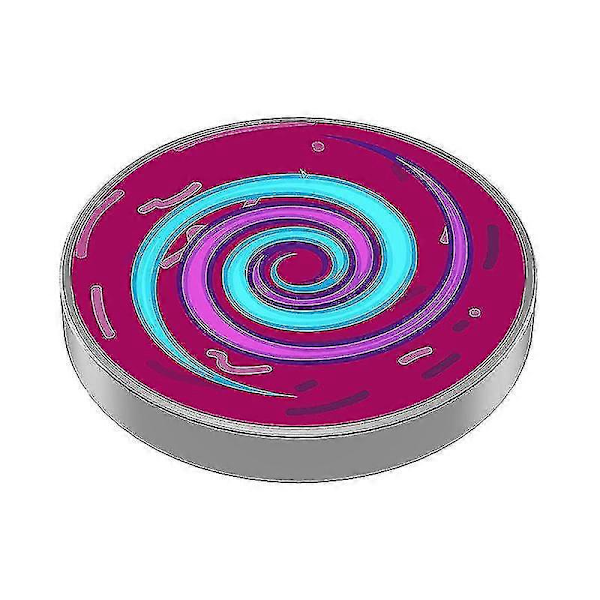 Skrivebordsgyro Mezmocoin Lommeleke Fargerik Lysende Galakse Stjerne Rustfritt Stål Roterende Gyro Fingertupp Anti Stress Leker Barn Gave Zekai D