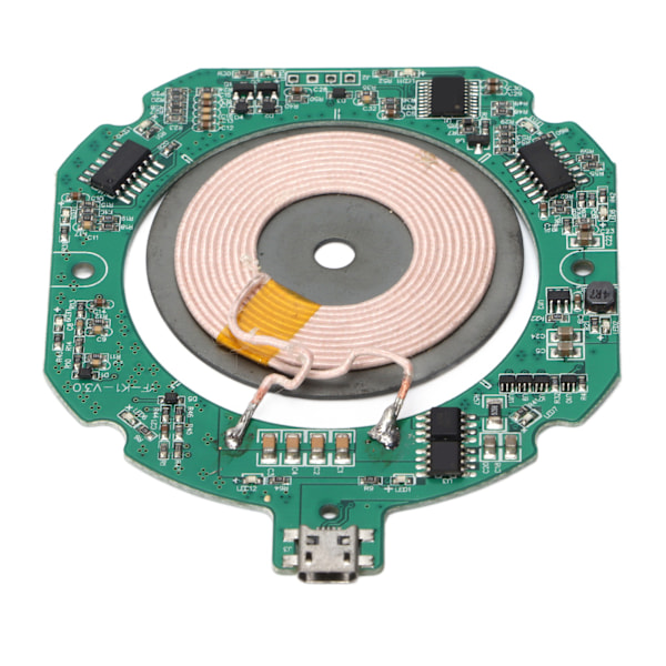 K1 Qi langaton laturimoduuli Micro USB PCBA ja käämi lähetinmoduuli 9V-1.67A