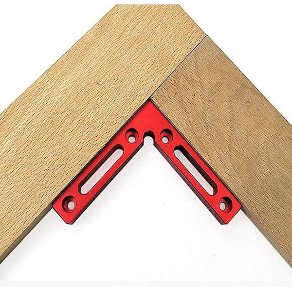 90 Graders Posisjoneringsvinkel 4.7\" x 4.7\" (2 stk. pakke), Hjørneklemme i aluminiumslegering, Rettvinklet