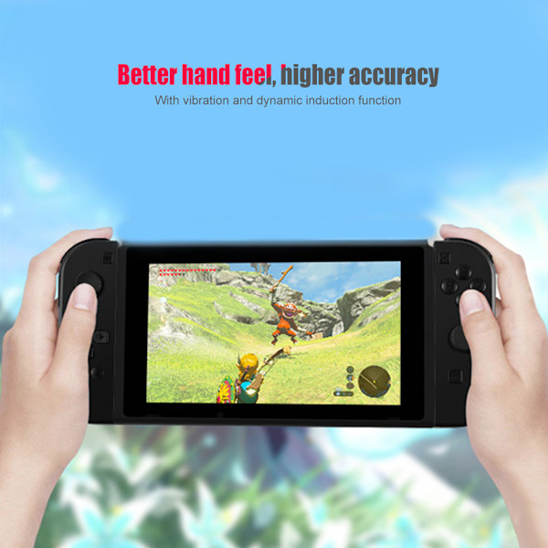 ABS Trådløs Bluetooth Gamepad Spillkontroll for NS Switch-konsoll (Svart)