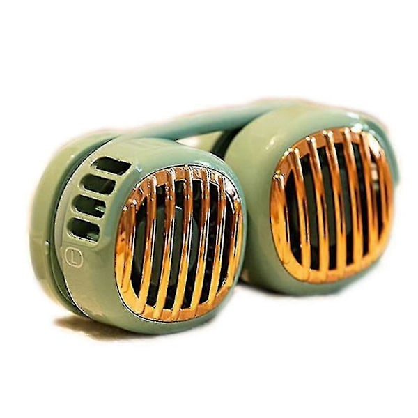 Söt Usb Mini Retro Lat Nackfläkt Kreativa Barn Lövfri Vikbar Fickfläkt