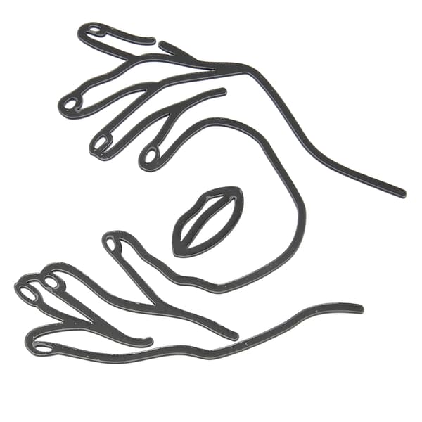 10 sæt ansigtskagepynt til damer, abstrakt minimalistisk DIY ansigtslinjer kagepynt til fødselsdagskage bryllupsfest