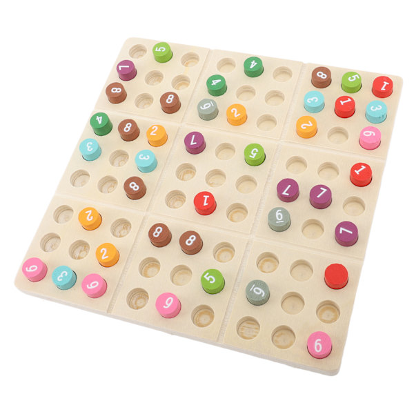 Farget Sudoku Logikkspill Dobbeltsidig To Spillmoduser Matematikk Hjernetrim Leker Tre Sudoku Puslespill Brettspill