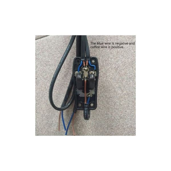 Double Lamp Control Switch Two-Way Push Button Switch CE Floor Lamp Table Lamp Black