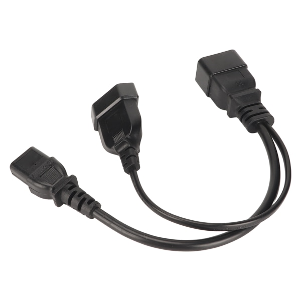 IEC320 C13 ja EU-pistoke IEC320 C20 power IEC320 C13 ja EU-naaraspistoke IEC320 C20 Y -jakajan power 12,6 tuumaa