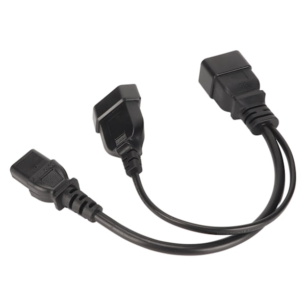 IEC320 C13 og EU-stik til IEC320 C20-strømledning IEC320 C13 og EU-hunstik til IEC320 C20 Y Splitter-strømledning 12,6 tommer