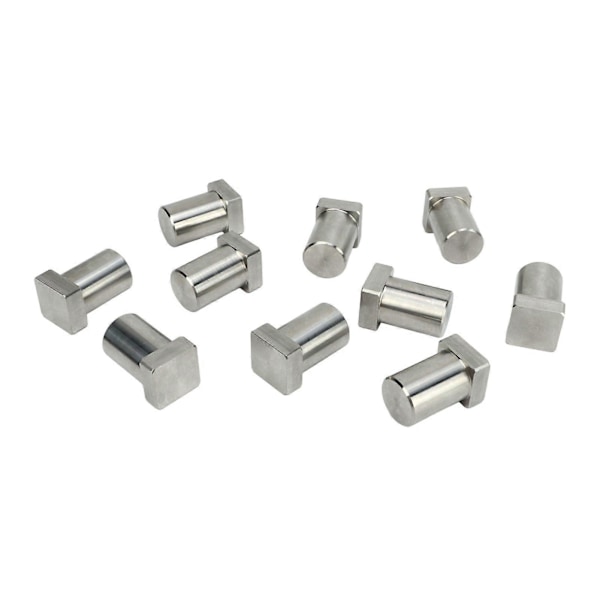 10 st Bänkhundar Rostfritt Stål Halkskydd Stark Snickeri Bänkhake Silver 20mm