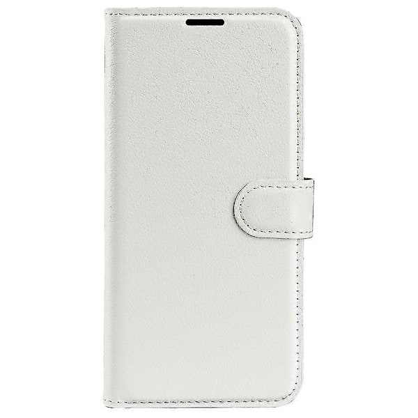 For Oppo A38 4G Deksel Lommebok Telefon Shell Litchi Tekstur Stativ Lærdeksel Zekai Hvit Stil B Oppo A38 4G