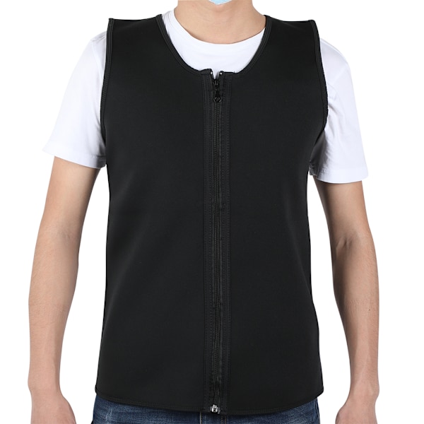 Sweatshirt fitness sweat burst lynlås vest fitness tøj herreXL