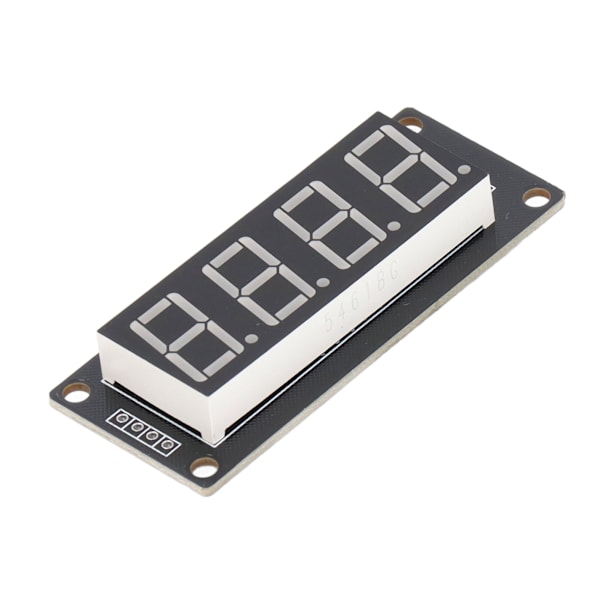 4 stk. LED-segment digitalt displaymodul 4 bit 7 segmenter printkort urmodul 0,56 tommer MRA172D grøn