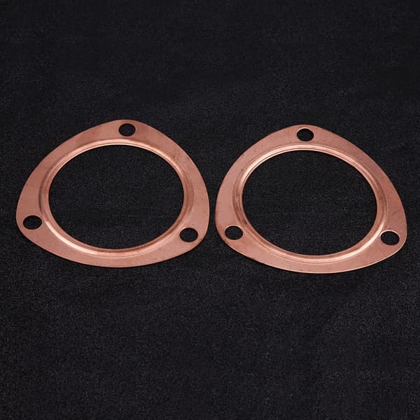 2st 3-tums Koppar Header Avgasgrenrör Packningar Återanvändbara för SBC BBC 302 350 454 383