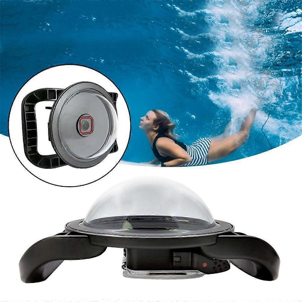 För Insta 360 ACE Pro Dome Port Fisheye-objektiv för dykglasögon