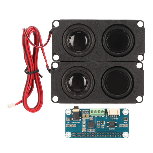 HiFi-lydkort I2S-grensesnitt I2C-kontroll WM8960 Chip 3,5 mm Jack Audio HAT-modul for RasPi-hovedkortdekoding