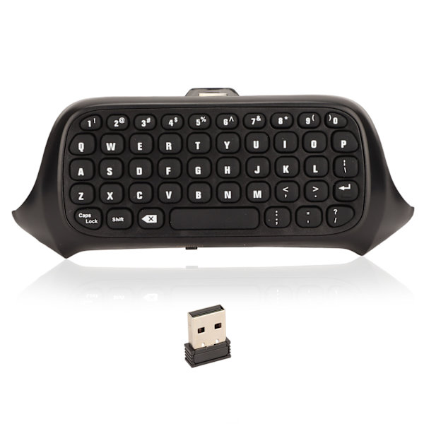 Trådlös kontrolltangentbord 2.4G Bärbar Mini Gaming Chatpad Meddelandetangentbord för Xbox One