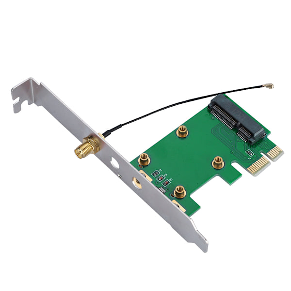 Mini PCI-E til PCI-E Riser-kort Utvid Ekstern Adapter Nettverkskort