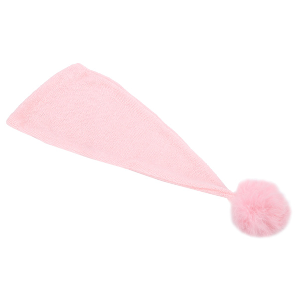 Vauvan valokuvausrekvisiittahattu pitkällä hännällä Pompom-koriste vastasyntyneen valokuvaushattu 0-1 kuukauden ikäiselle vauvallePink