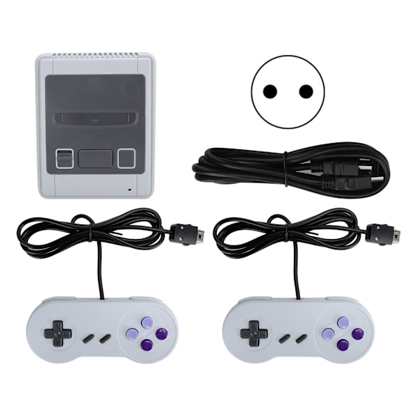 Game Console Classic Retro HD Output Home TV 8‑Bit 2 Mini 4‑Button Handle Card Game Controller 110‑220VEU Plug