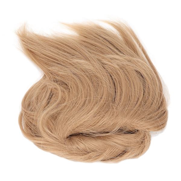 Fasjonabelt rotete bolle-hårstykke med bånd tykt rufsete updo syntetisk hår Scrunchies forlengelse for kvinner jenterQ17-18