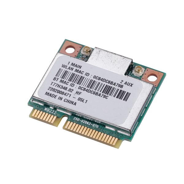 Dual Band 2.4G/5Ghz AR5B22 Network 300Mbps Bluetooth 4.0 WIFI Mini PCI-E langaton kortti