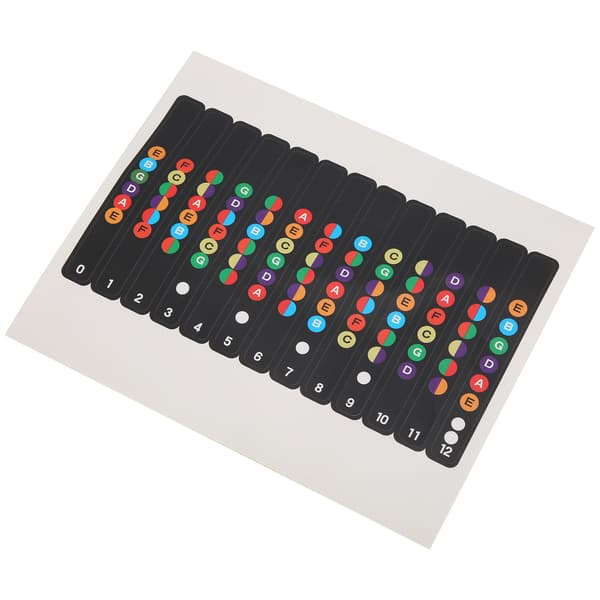 Guitar Scale Sticker Gribebræt Node Mærkat til 6-strenget Akustisk Elguitar