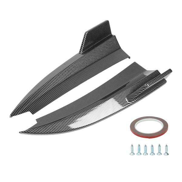 2 stk. bagkofanger side diffuser venstre højre til Benz C‑klasse Coupe C205 AMG Line C43 C63 2015 til 2021 kulfiber stil
