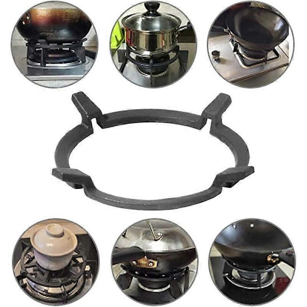 Gas Wok Adapter Wok Ringhållare, Halkfri Hållare, Wok Ring Monteringsringhållare Monteringsring för Gasbrännare, Spisar, Köksredskap, Gas Spis Tillbehör