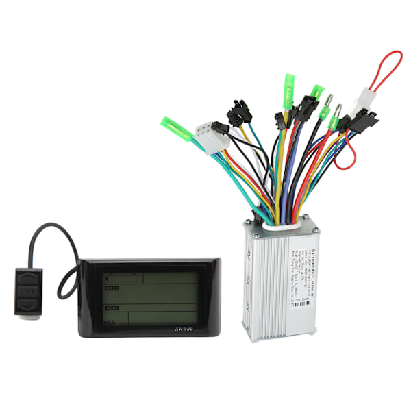 24V-48V 250W/350W Elektrisk cykel borstlös regulator SW900 LCD-displaypanel kit för 22,2 mm styren