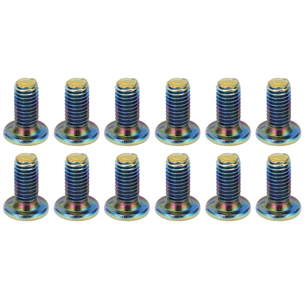 12 kpl M5x11,5 mm polkupyörän levyjarrun roottorin pultit ruuvit seosteräksiset jarrulevyruuvit maastopyörälle