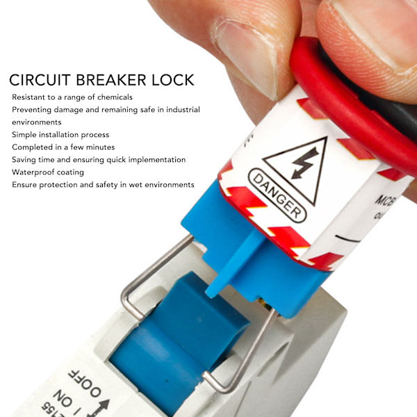 Miniature Circuit Breaker Lock - Forbedrer industriel elektrisk sikkerhed