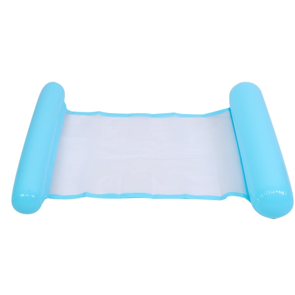 Bærbar flytende oppblåsbar vannseng Sammenleggbar hengekøye Svømmebasseng Flytende stol Blå
