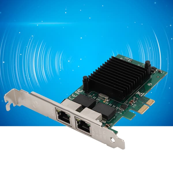 PCI-E X1 1000Mbps Dobbelt Port Gigabit Ethernet Netværkskort