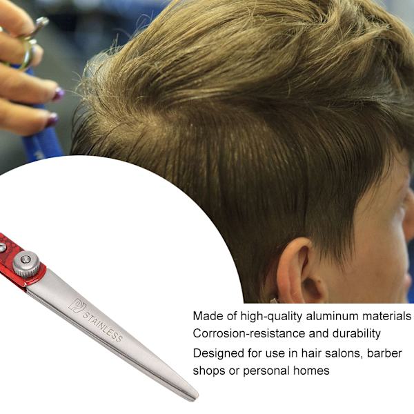 Aluminium Marmorering Mønster Hårklippesaks Barber Split Saks Frisør Hårklipp Vand Overførselstryk Rød
