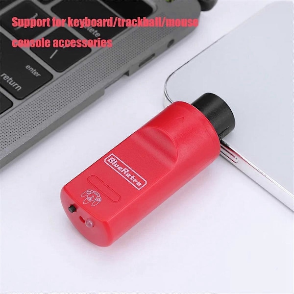 Retro Trådløs Spillkontroller Adapter for Nintend 64 N64 Konsoll, D