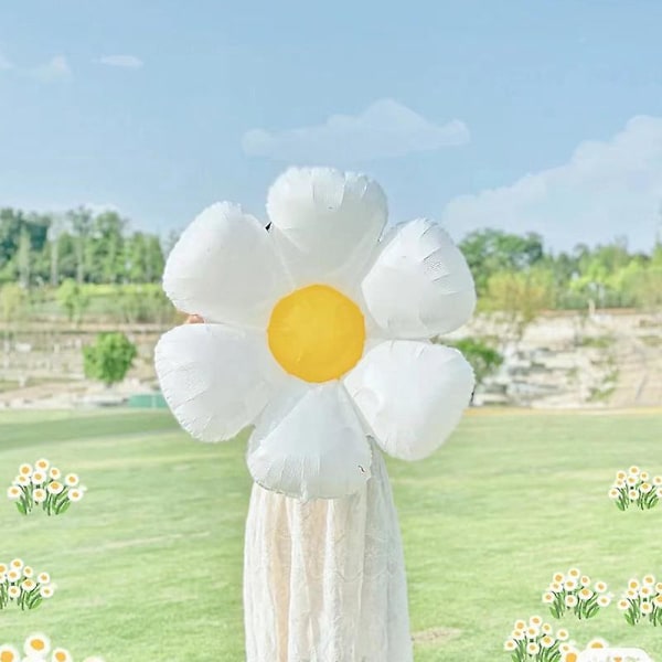 Gul Ballon Girland til Babyshower Bryllup Fødselsdag Dekoration 2 stk 50x40cm