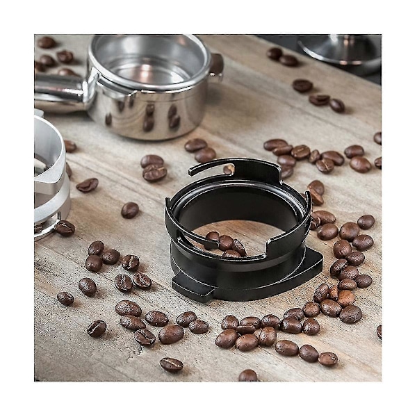 Espresso Annostelukaukalo, Alumiininen Metallinen Barista Kahvin Annostelukaukalo yhteensopiva 54 mm:n kanssa, yhteensopiva Portafil-B16:n kanssa