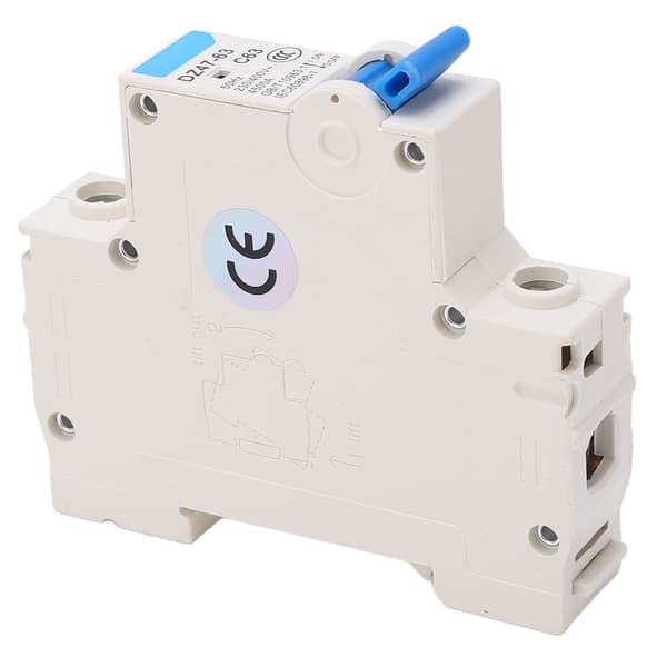 Miniature afbryder 1P strømisolator DIN-skinne 4500A brydeevne AC 230V 400V 63A
