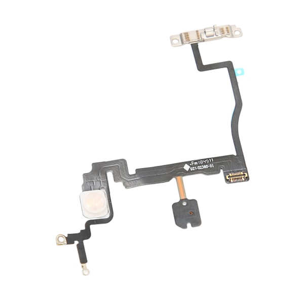 Strømknapp Flex-kabel Telefonbryterknapp Flex-kabelerstatning med metallstativ for iPhone 11 Pro